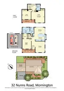Floorplan of Homely house listing, 32 Nunns Road, Mornington VIC 3931