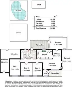 Floorplan of Homely house listing, 59 Fordingbridge Road, Davoren Park SA 5113