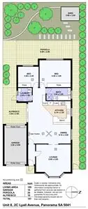 Floorplan of Homely house listing, 8/2C Lyall Avenue, Panorama SA 5041