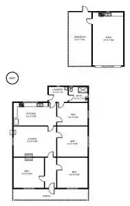 Floorplan of Homely house listing, 34 Glanville Street, Ethelton SA 5015
