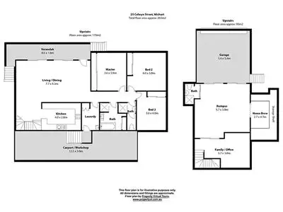 Floorplan of Homely house listing, 25 Colwyn Street, Wishart QLD 4122