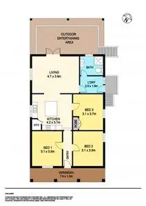Floorplan of Homely house listing, 275 Humffray Street North, Ballarat East VIC 3350