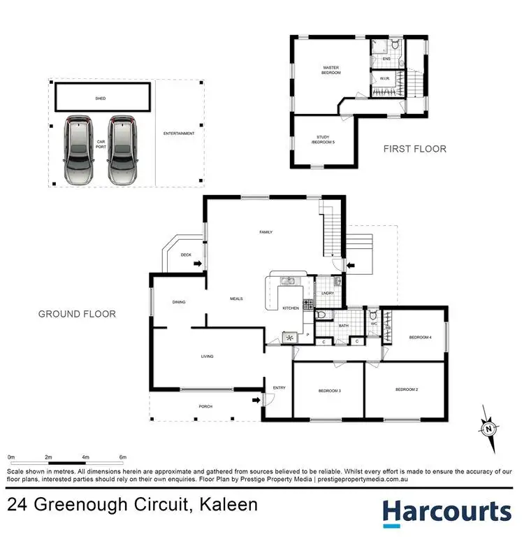 Floorplan of Homely house listing, 24 Greenough Circuit, Kaleen ACT 2617