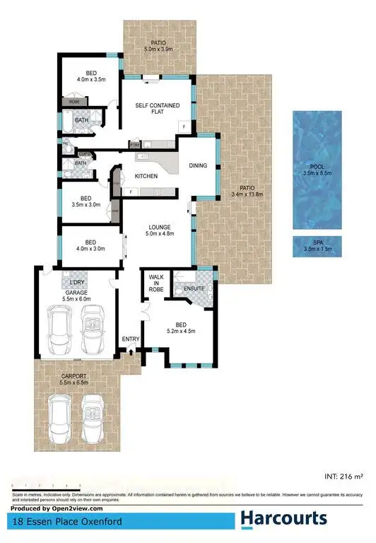Floorplan of Homely house listing, 18 Essen Place, Oxenford QLD 4210