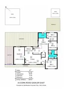 Floorplan of Homely house listing, 43 Cork Road, Gawler East SA 5118