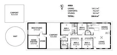 Floorplan of Homely rural property listing, 78 Martin Road, Hahndorf SA 5245
