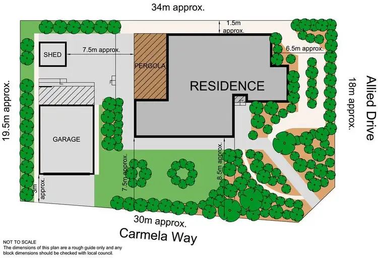 Floorplan of Homely house listing, 28 Allied Drive, Carrum Downs VIC 3201