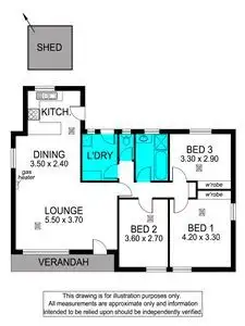Floorplan of Homely house listing, 2 Reliance Road, Hallett Cove SA 5158