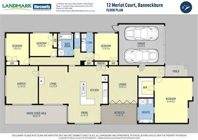 Floorplan of Homely house listing, 12 Merlot Court, Bannockburn VIC 3331