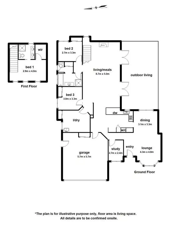 Floorplan of Homely house listing, 4 Grange Circuit, Beaconsfield VIC 3807