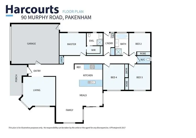 Floorplan of Homely house listing, 90 Murphy Road, Pakenham VIC 3810