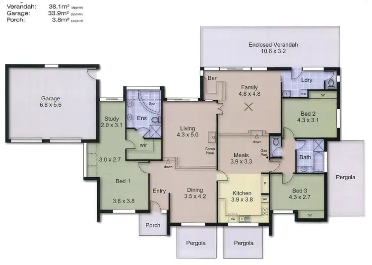 Floorplan of Homely house listing, 9 Woodbury Road, Crafers SA 5152