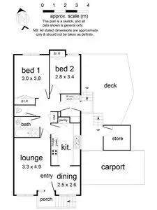 Floorplan of Homely unit listing, 35/83A Lincoln Road, Croydon VIC 3136