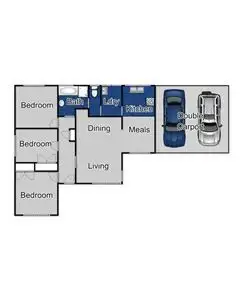 Floorplan of Homely house listing, 3 Redfern Court, Boronia VIC 3155