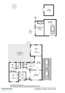 Floorplan of Homely house listing, 57 Buckley Crescent, Fairview Park SA 5126