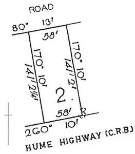 Floorplan of Homely land listing, 29 Gladstone Street, Glenrowan VIC 3675