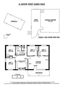 Floorplan of Homely house listing, 28 Seaview Street, Aldinga Beach SA 5173