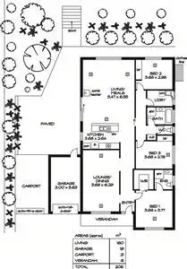 Floorplan of Homely house listing, 128 Yarrabee Road, Greenhill SA 5140
