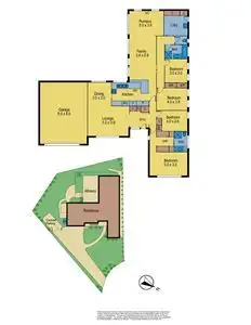 Floorplan of Homely house listing, 10 Raheen Court, Vermont South VIC 3133