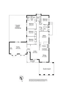 Floorplan of Homely house listing, 10 Marlesford Avenue, Wantirna VIC 3152