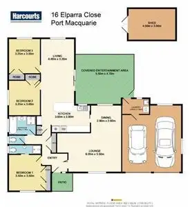 Floorplan of Homely house listing, 16 Elparra Close, Port Macquarie NSW 2444