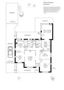 Floorplan of Homely house listing, 7 Bruce Avenue, Rostrevor SA 5073