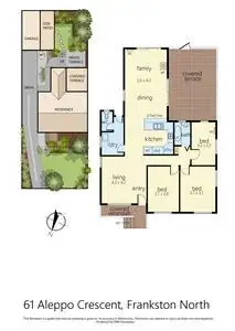 Floorplan of Homely house listing, 61 Aleppo Crescent, Frankston North VIC 3200