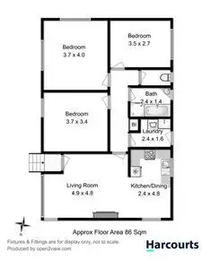Floorplan of Homely house listing, 42 Poplar Road, Risdon Vale TAS 7016