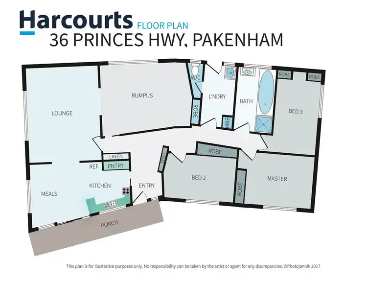 Floorplan of Homely house listing, 36 Princes Highway, Pakenham VIC 3810