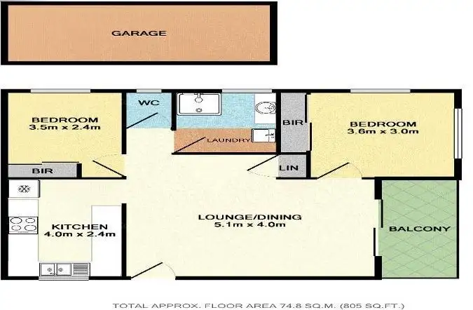 Floorplan of Homely unit listing, 7/10 Aquila Court, Mermaid Waters QLD 4218