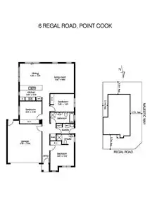 Floorplan of Homely house listing, 6 Regal Road, Point Cook VIC 3030
