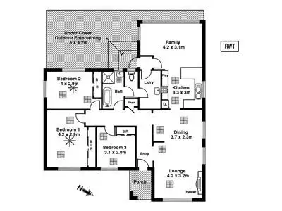 Floorplan of Homely house listing, 30 High Street, South Brighton SA 5048