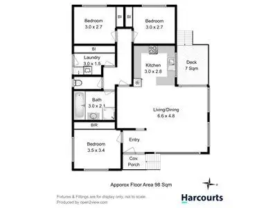 Floorplan of Homely house listing, 6 Ernest Road, Rokeby TAS 7019