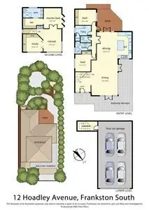 Floorplan of Homely house listing, 12 Hoadley Avenue, Frankston South VIC 3199