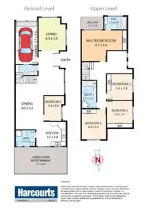 Floorplan of Homely semi-detached listing, 7 Eccles Street, Ermington NSW 2115