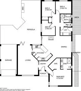 Floorplan of Homely house listing, 9 Stable Grove, Skye VIC 3977