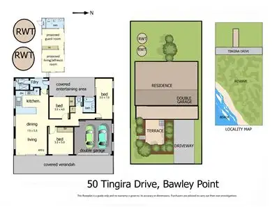 Floorplan of Homely house listing, 50 Tingira Drive, Bawley Point NSW 2539