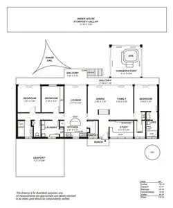 Floorplan of Homely house listing, 91 Sheoak Road, Belair SA 5052