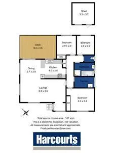 Floorplan of Homely house listing, 28 Thistle Down, Huntingfield TAS 7055