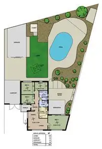 Floorplan of Homely house listing, 5 Marcian Street, Christie Downs SA 5164