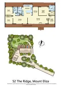 Floorplan of Homely house listing, 52 The Ridge, Mount Eliza VIC 3930
