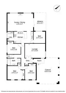 Floorplan of Homely house listing, 12 Yorkminster Avenue, Wantirna VIC 3152