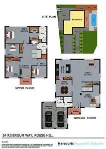 Floorplan of Homely house listing, 34 Rivergum Way, Rouse Hill NSW 2155