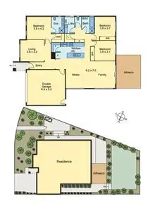 Floorplan of Homely house listing, 5 Strachan Rise, Mernda VIC 3754