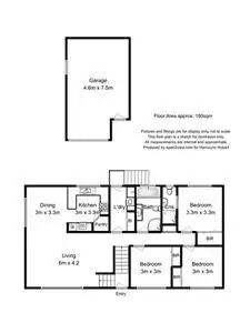 Floorplan of Homely unit listing, 3/120a Strickland Avenue, South Hobart TAS 7004