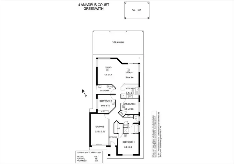 Floorplan of Homely house listing, 4 Amadeus Ct, Greenwith SA 5125