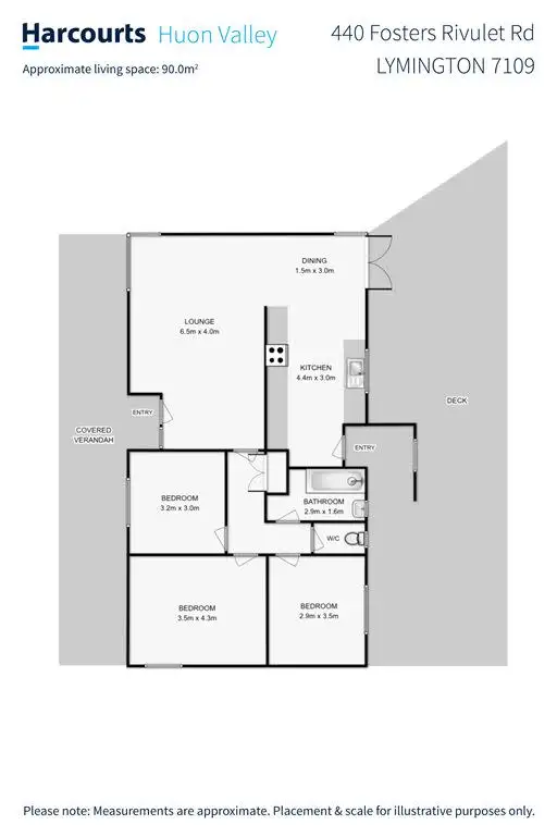 Floorplan of Homely house listing, 440 Forsters Rivulet Road, Lymington TAS 7109