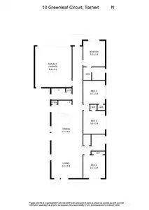 Floorplan of Homely house listing, 10 Greenleaf Circuit, Tarneit VIC 3029
