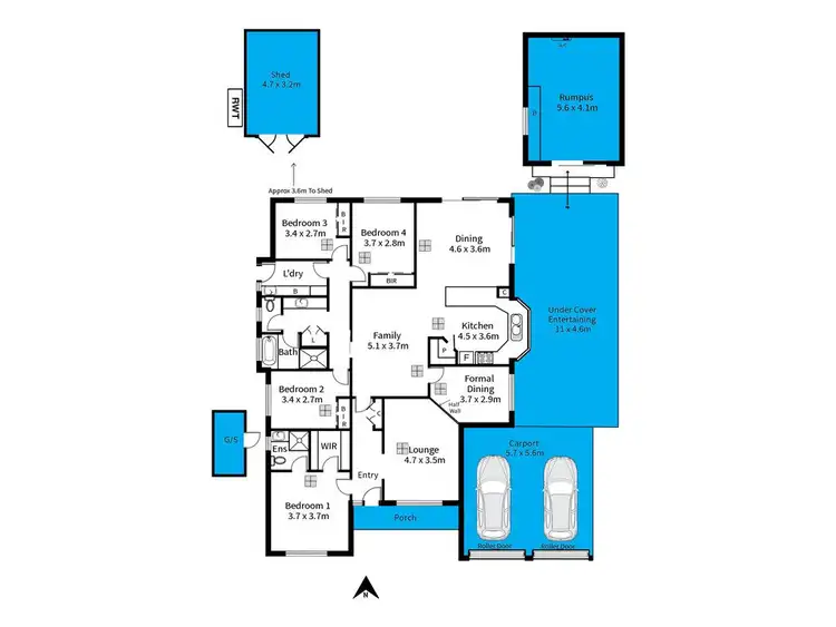 Floorplan of Homely house listing, 17 Spring Park Circuit, Aberfoyle Park SA 5159