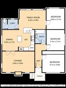Floorplan of Homely house listing, 10 Inglis Street, Frankston VIC 3199